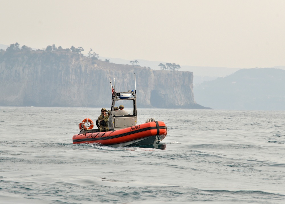 U.S. Coast Guard and Korea coast guard conduct joint training