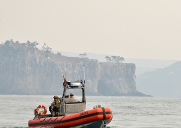 U.S. Coast Guard and Korea coast guard conduct joint training