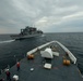 U.S. Coast Guard Cutter Bertholf conducts underway replenishment with the USNS Amelia Earhart in the East China Sea