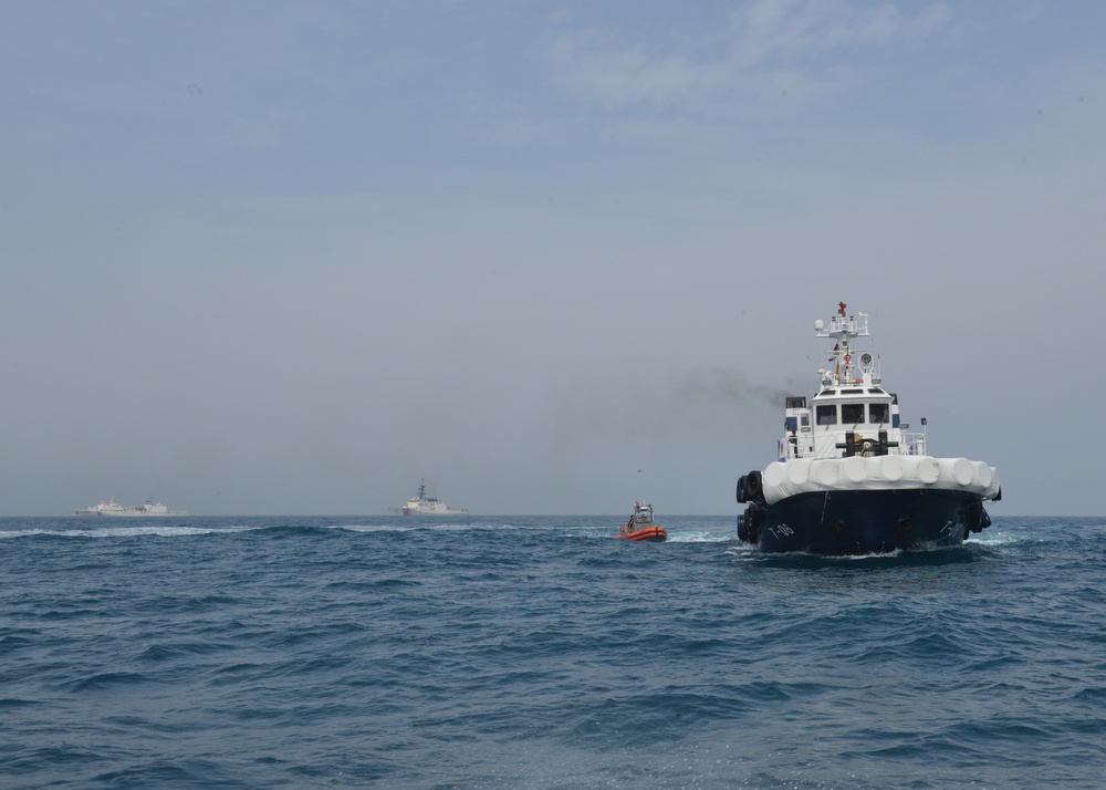 U.S. Coast Guard and Korea coast guard conduct joint training