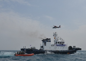 U.S. Coast Guard and Korea coast guard conduct joint training