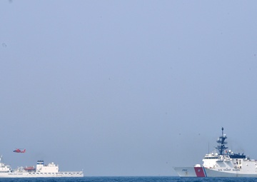 U.S. Coast Guard and Korea coast guard conduct joint training