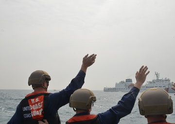 U.S. Coast Guard and Korea coast guard conduct joint training