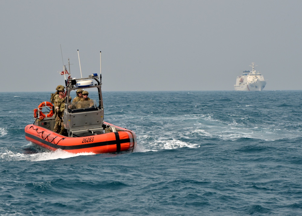 U.S. Coast Guard and Korea coast guard conduct joint training