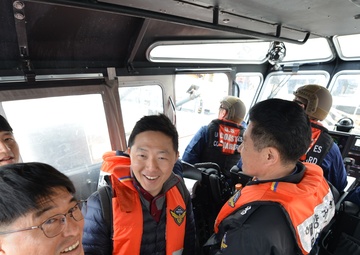 U.S. Coast Guard and Korea coast guard conduct joint training