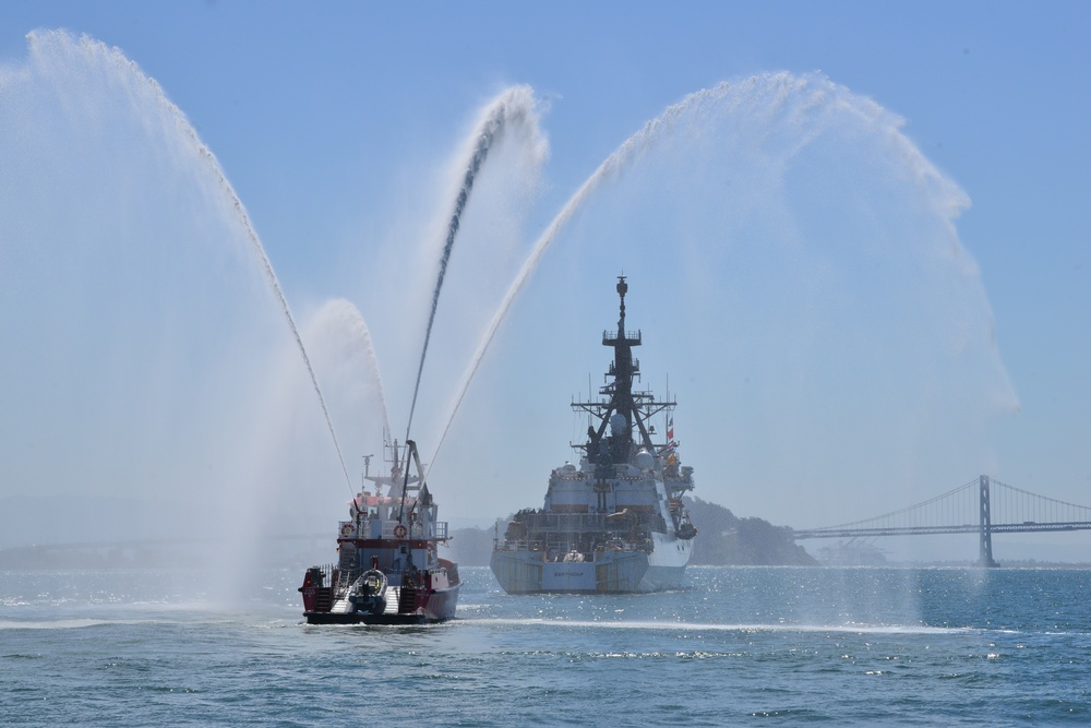 California-based Coast Guard cutter returns home after 164-day, 32,000 nautical-mile patrol to the Western Pacific