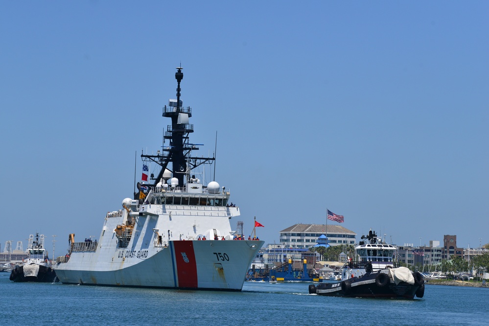 California-based Coast Guard cutter returns home after 164-day, 32,000 nautical-mile patrol to the Western Pacific