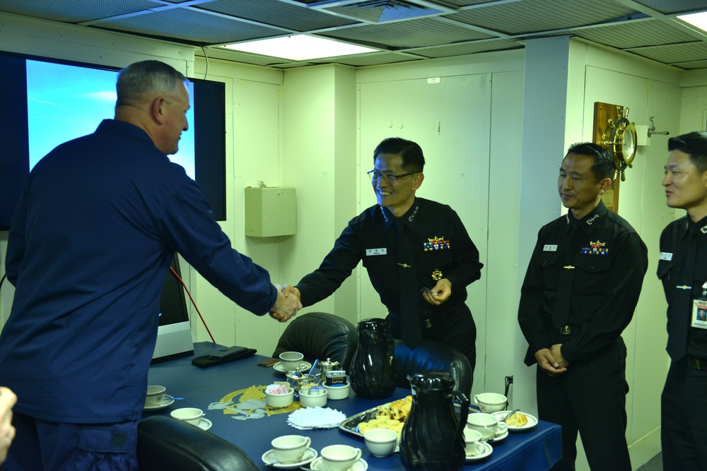 U.S. Coast Guard Cutter Bertholf arrives in Busan, Republic of Korea
