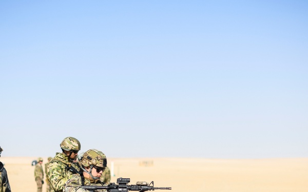 386 AEW Airmen, leadership test weapon ability at Udari Range