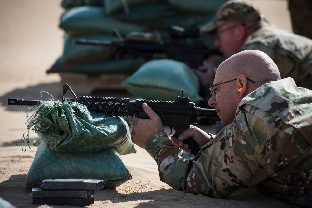 386 AEW Airmen, leadership test weapon ability at Udari Range