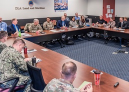 Army commands talk warfighter logistics during DSCC site visit