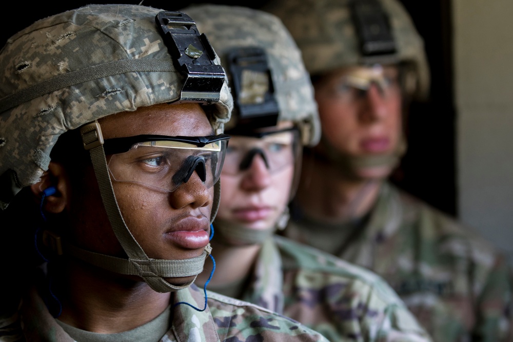 Cadets handle live grenades