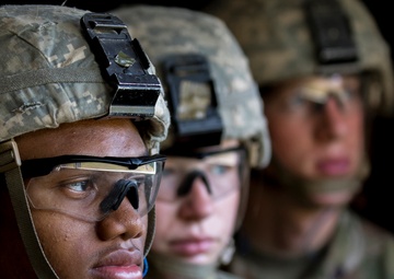 Cadets handle live grenades