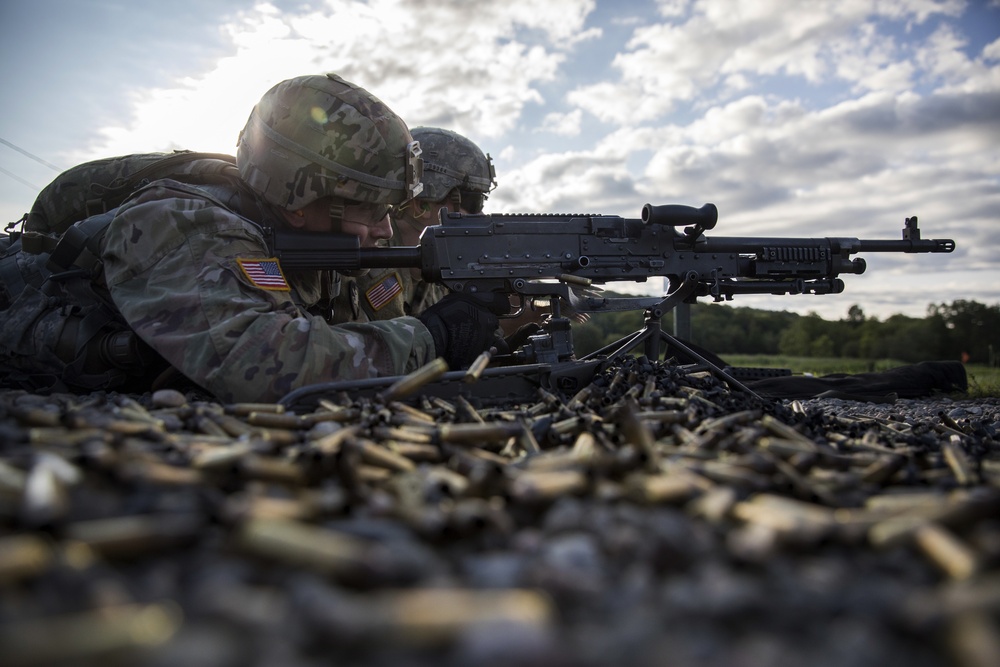 New Bravo Co. cadets fire M240B