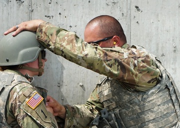 55th Maneuver Enhancement Brigade Soldiers take to the Grenade Range during Annual training