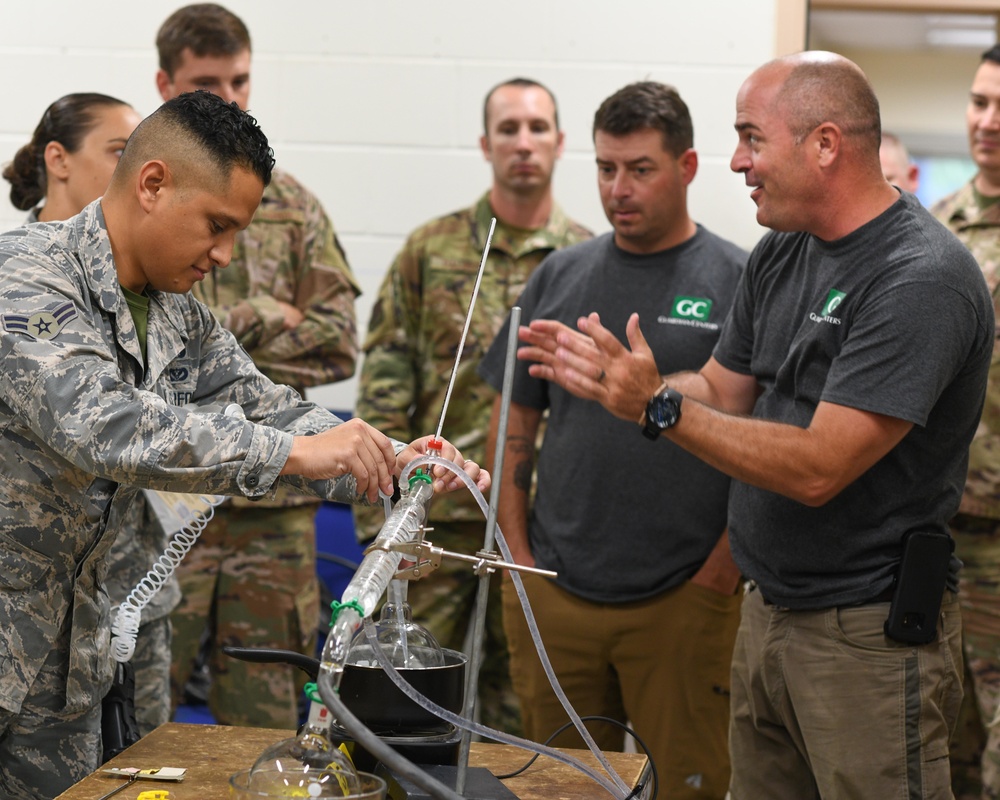 138th CES EM participates in advanced CBRNE course