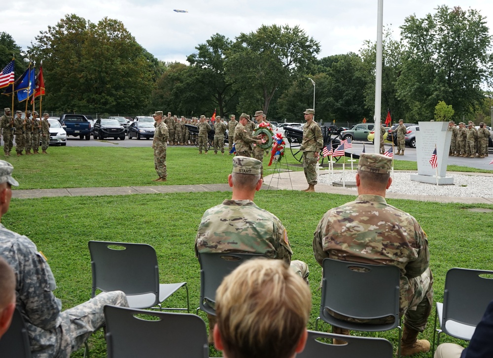 109th Field Artillery pay respects to their legacy, those that gave the ultimate sacrifice
