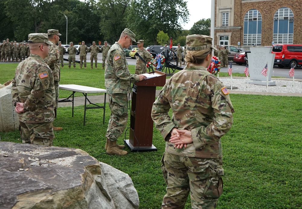109th Field Artillery pay respects to their legacy, those that gave the ultimate sacrifice