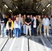 Civilian aircraft maintainers take orientation flight