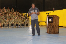 Herschel Walker inspires through talks about sports, fitness, mental health, politics and unity