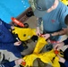 Coast Guard Port Security Unit 312 servicemembers conduct water survival training