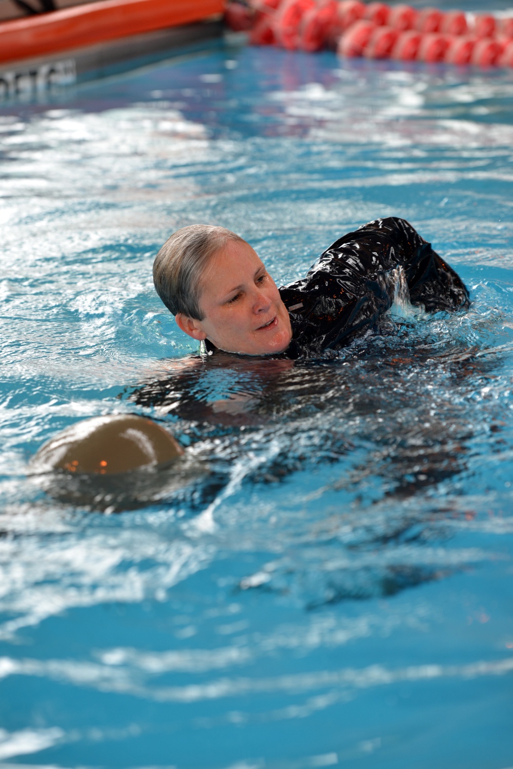 Coast Guard Port Security Unit 312 servicemembers conduct water survival training