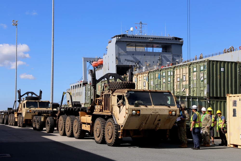 Ocean Terminal Division Supports 3rd Brigade/ 25th Infantry Division Redeployment