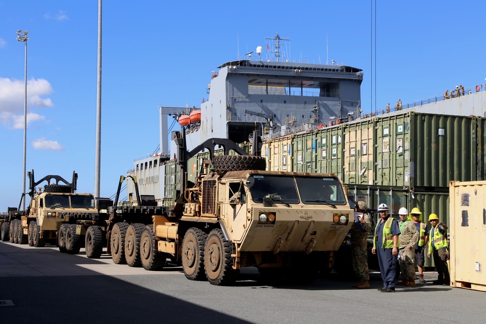 Ocean Terminal Division Supports 3rd Brigade/ 25th Infantry Division Redeployment