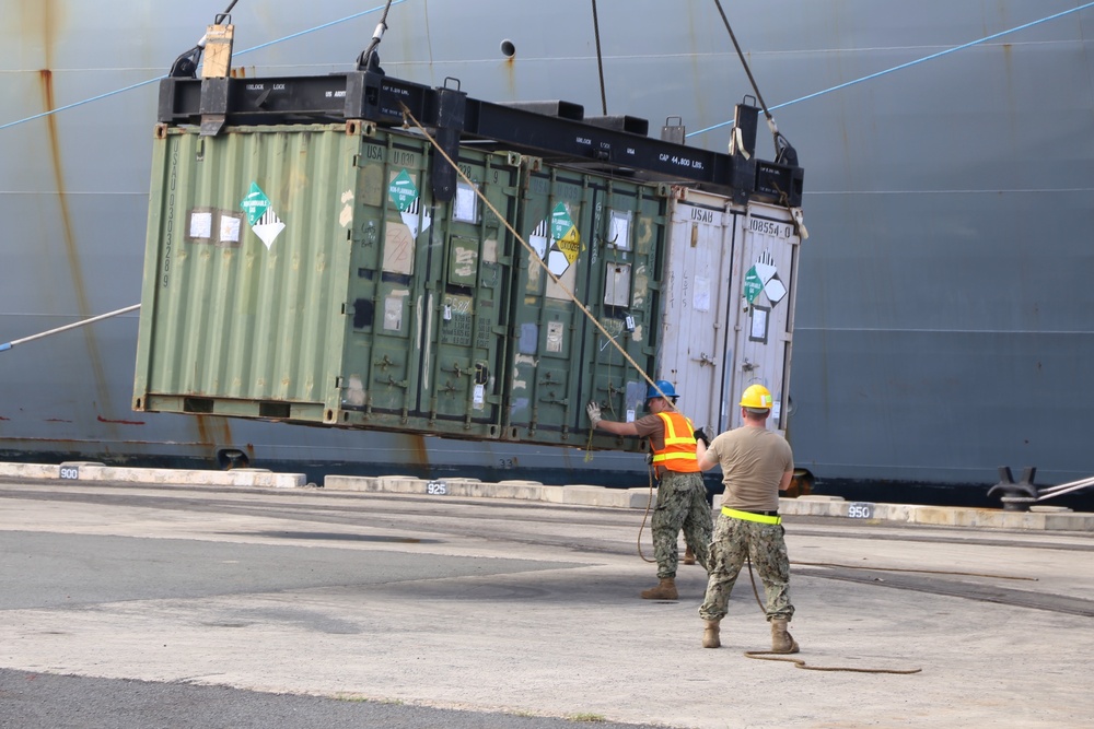 Ocean Terminal Division Supports 3rd Brigade/ 25th Infantry Division Redeployment