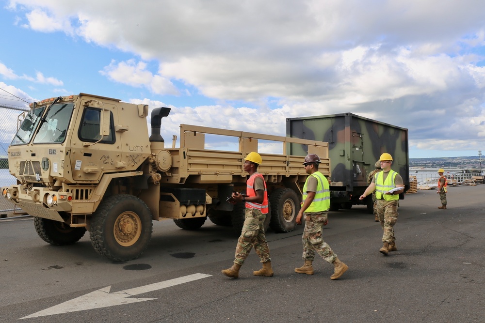 Ocean Terminal Division Supports 3rd Brigade/ 25th Infantry Division Redeployment