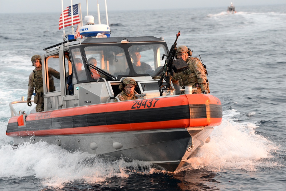 Multiple Coast Guard units participate in joint training exercise off the coast of San Diego