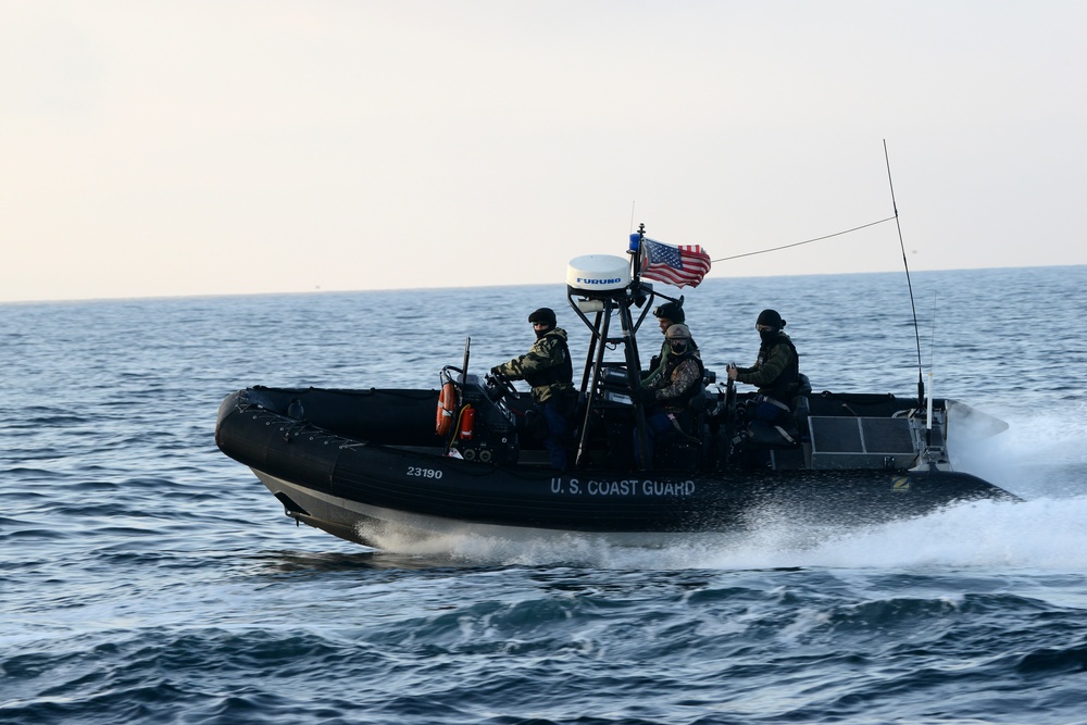 Multiple Coast Guard units participate in joint training exercise off the coast of San Diego