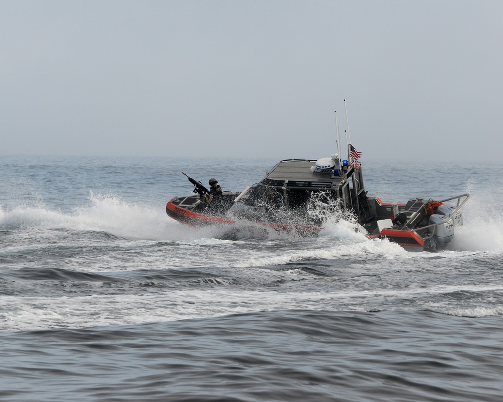 Multiple Coast Guard units participate in joint training exercise off the coast of San Diego