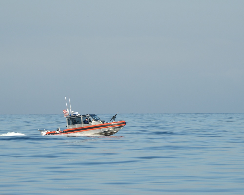 Multiple Coast Guard units participate in joint training exercise off the coast of San Diego