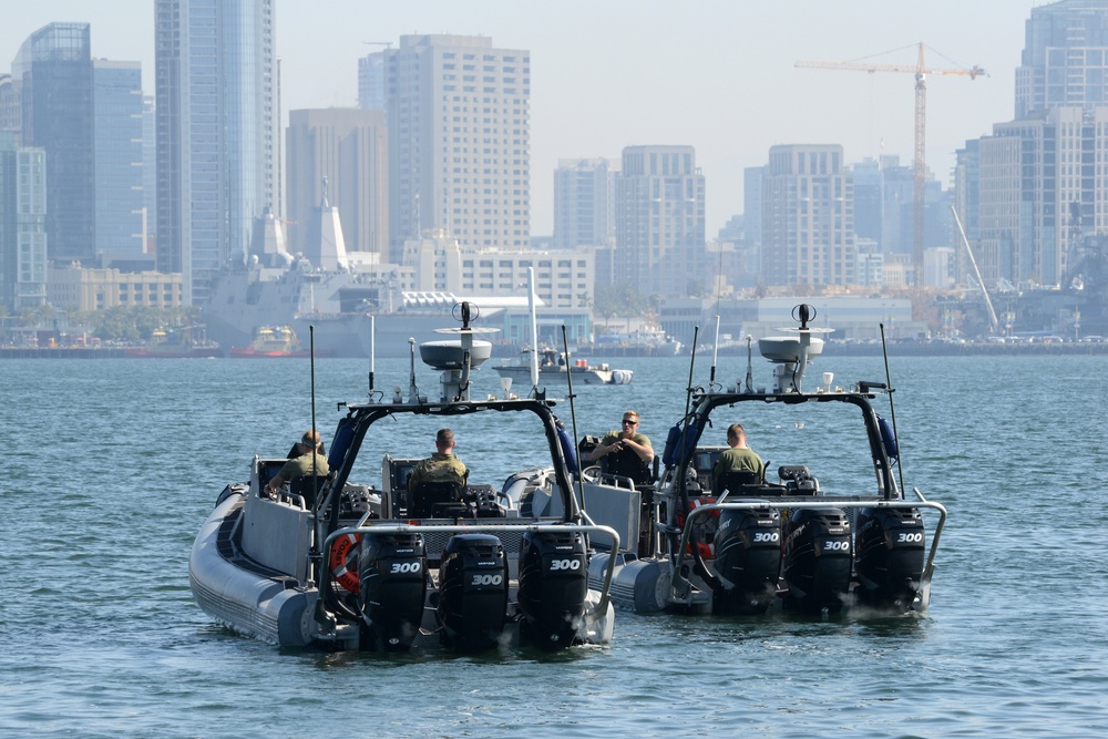 Multiple Coast Guard units participate in joint training exercise off the coast of San Diego