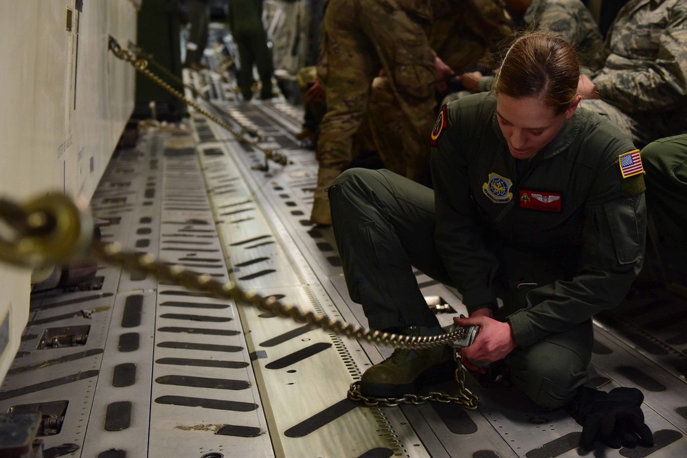 MQ-9 Reaper load onto C-17 Globemaster