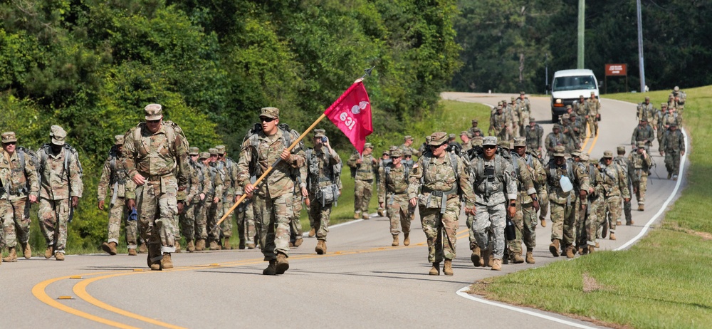 631st Support Maintenance Company ruck march