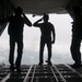 SOCOM performers prepare to jump during the 2019 Fort Wayne Air Show