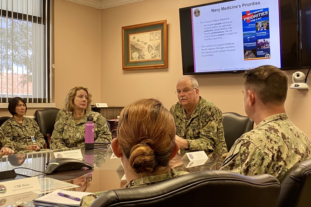 Surgeon General meets with NMRTC Pearl Harbor Command Executive Board