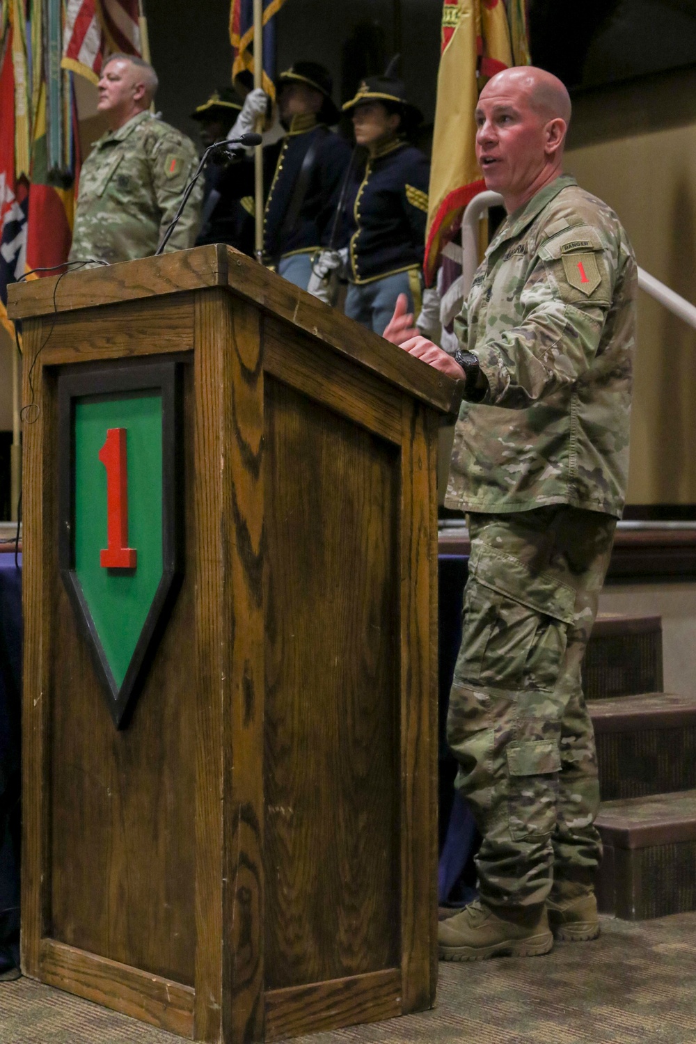 Big Red One bids farewell to division's senior enlisted advisor