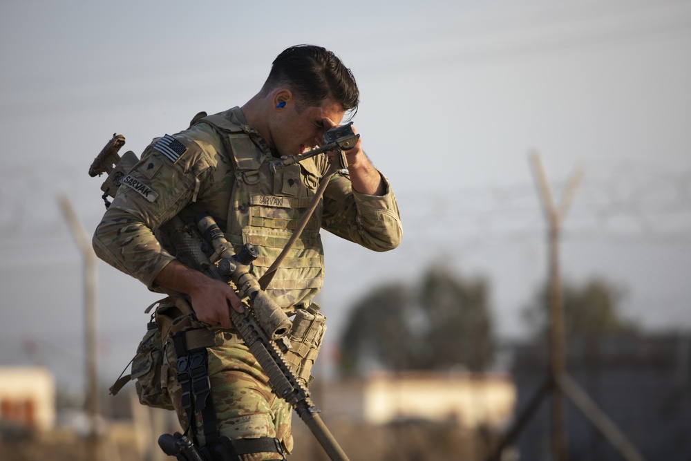 Sniper Competition on Camp Taji
