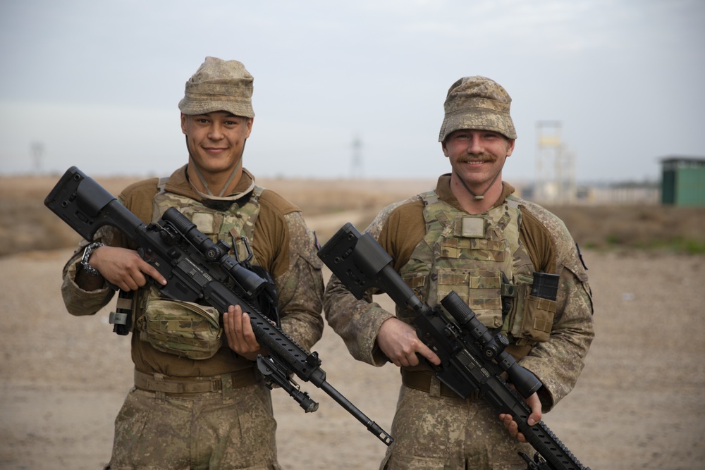 Sniper Competition on Camp Taji