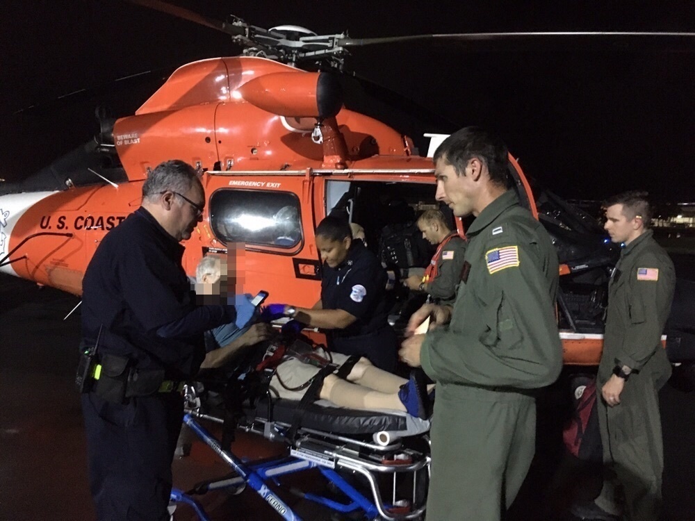 Coast Guard medically evacuates Queen Mary 2 cruise ship passenger 75 nautical miles north of San Juan, Puerto Rico