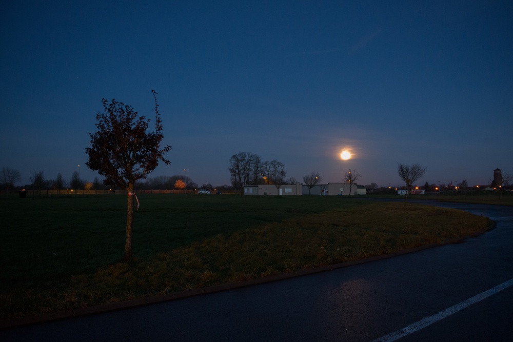 Night views of Chievres Air Base