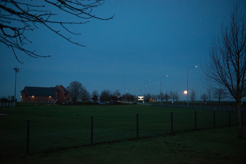 Night views of Chievres Air Base