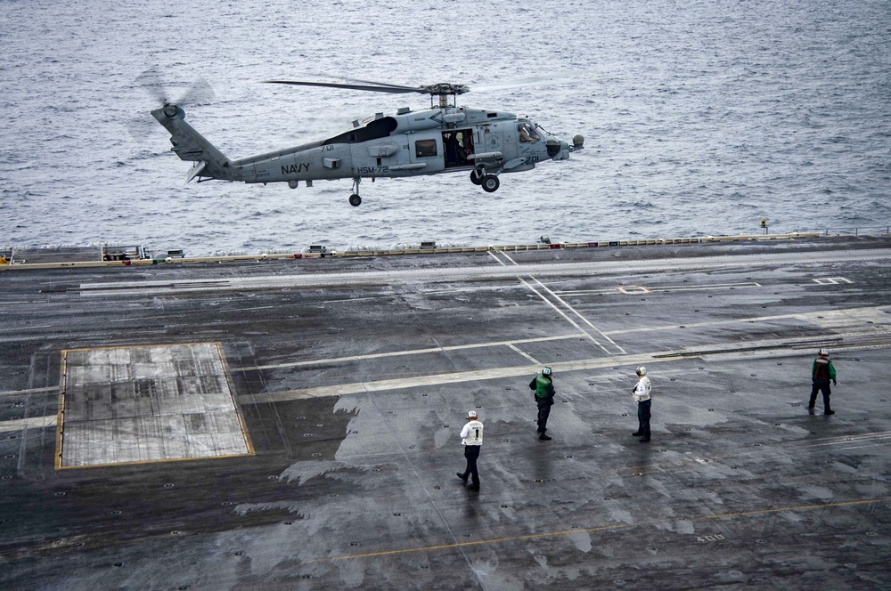 USS Harry S. Truman (CVN 75) transits the Arabian Sea