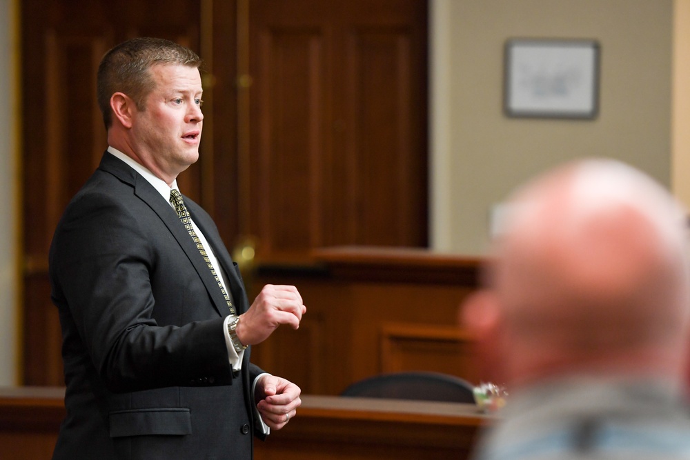 Secretary of the Army, Hon. Ryan D. McCarthy visits Chapel Hill