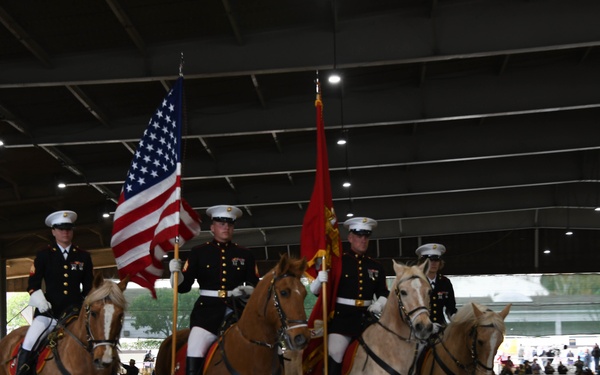 Marine Corps Mounted Color Guard - Equestfest