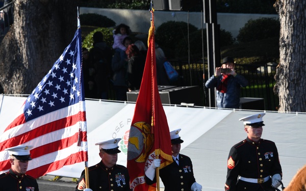 Marine Corps Mounted Color Guard - Rose Parade