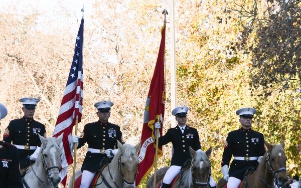 Marine Corps Mounted Color Guard - Rose Parade